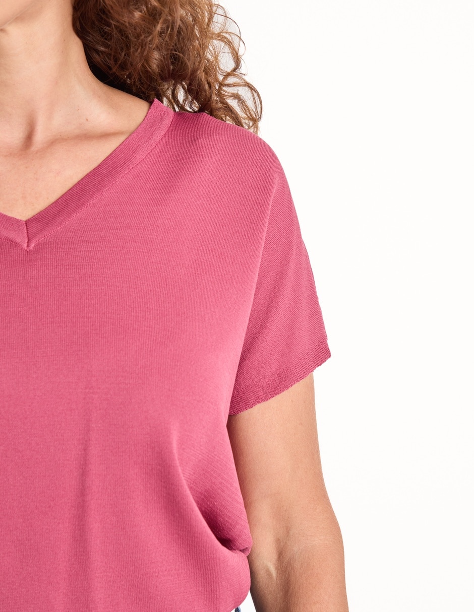 Blusa manga corta para mujer 4