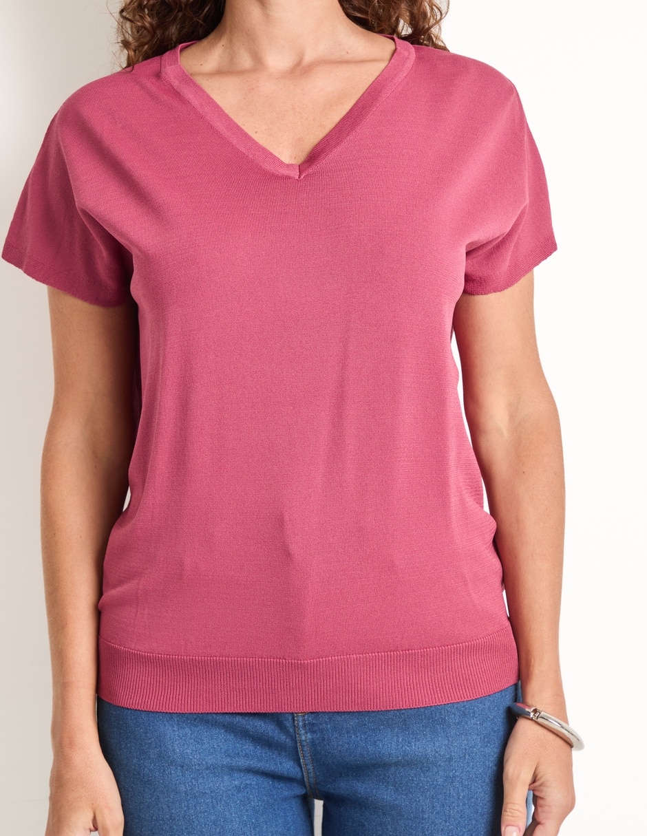 Blusa manga corta para mujer 5