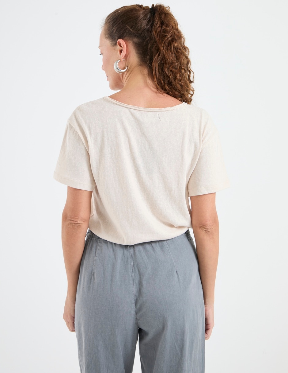 Blusa manga corta para mujer 2