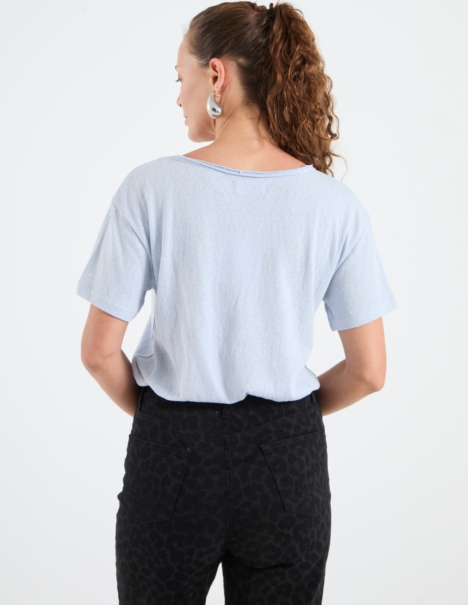 BLUSA LMTX250072-10C LA M, M, AZUL ZEN