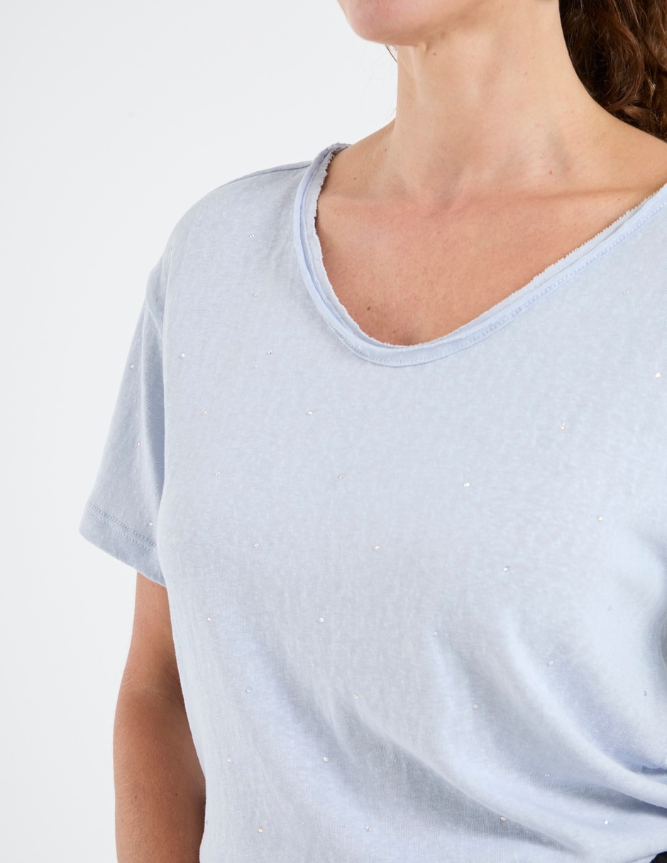 BLUSA LMTX250072-10C LA M, M, AZUL ZEN