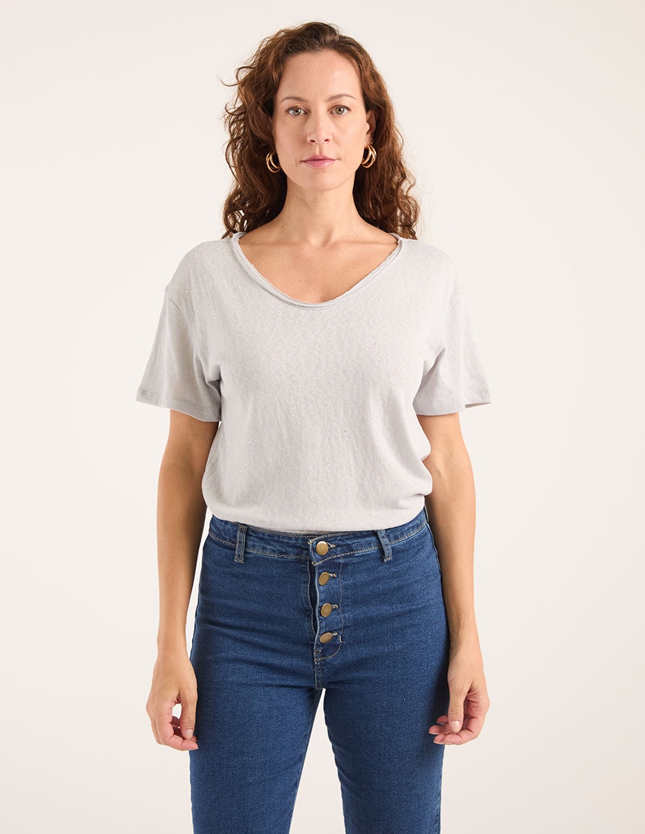 Blusa manga corta para mujer Blusa manga corta para mujer