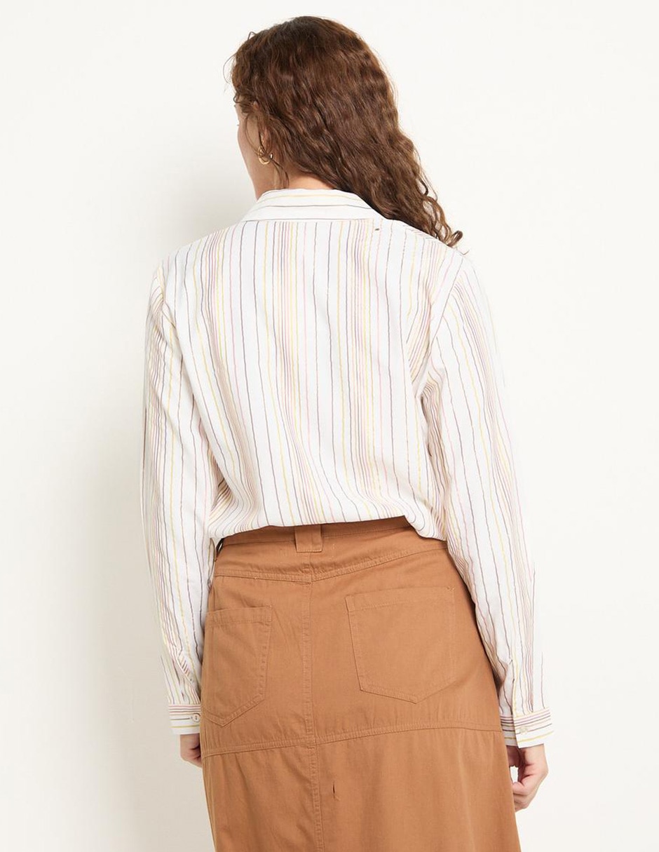 BLUSA LMM250066-07C LA MODE, EG, HUESO