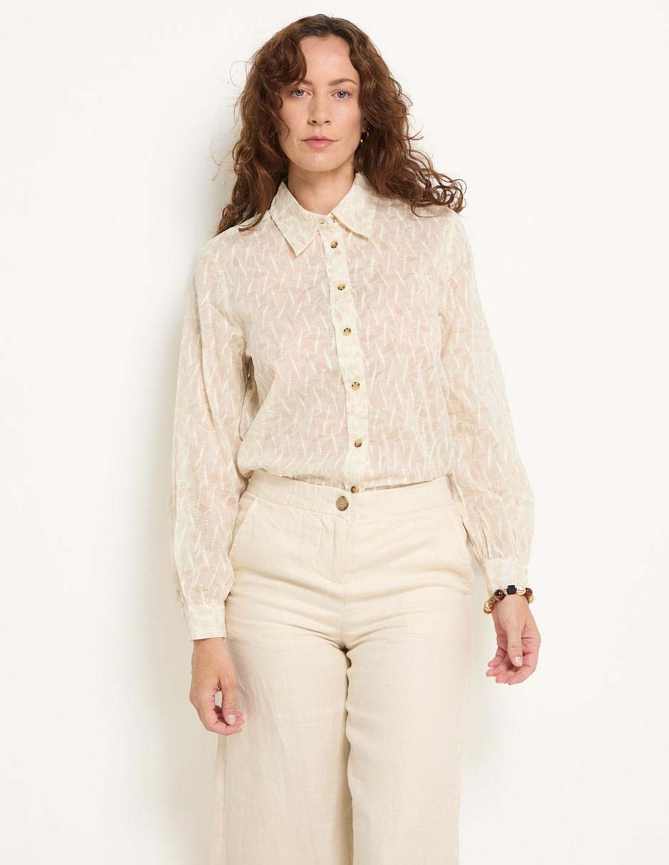 Blusa manga larga para mujer