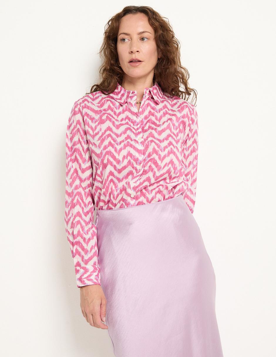 Blusa manga larga para mujer