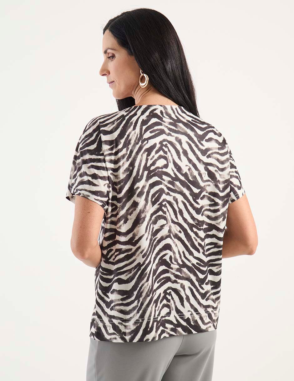Blusa manga corta para mujer 2