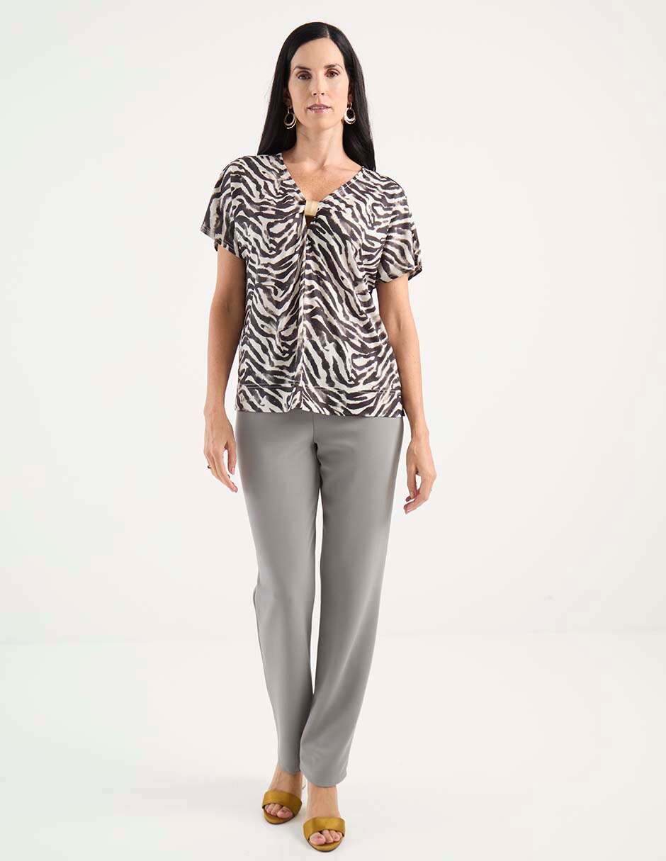Blusa manga corta para mujer 3