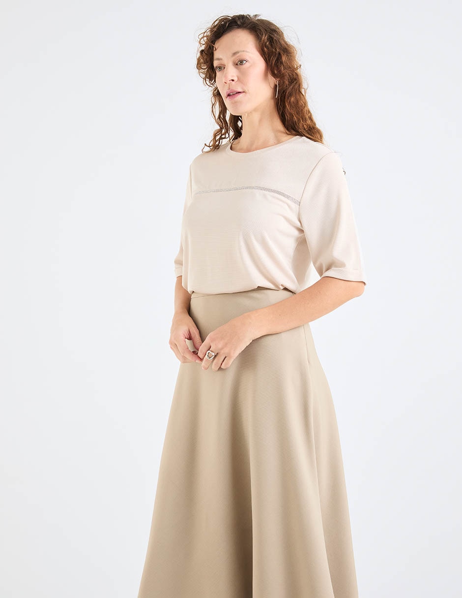 Blusa manga al codo para mujer Blusa manga al codo para mujer