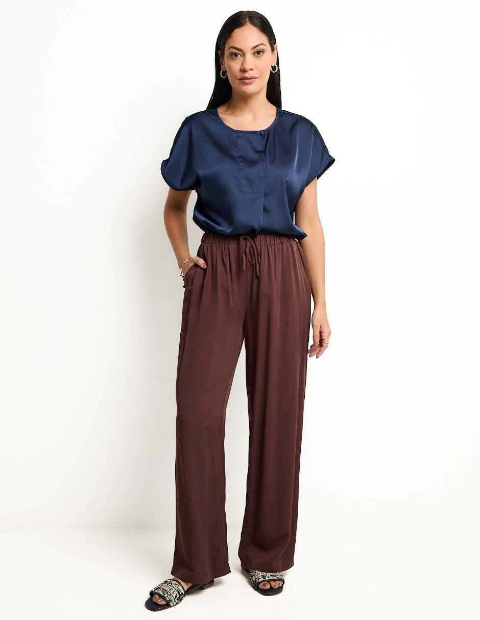 Pantalón relaxed wide leg para mujer 3