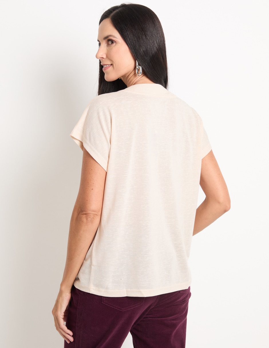 Blusa manga corta para mujer 2