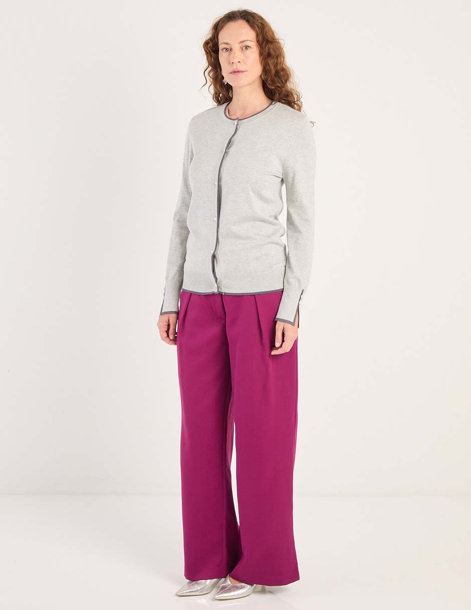 Suéter cuello redondo para mujer 3