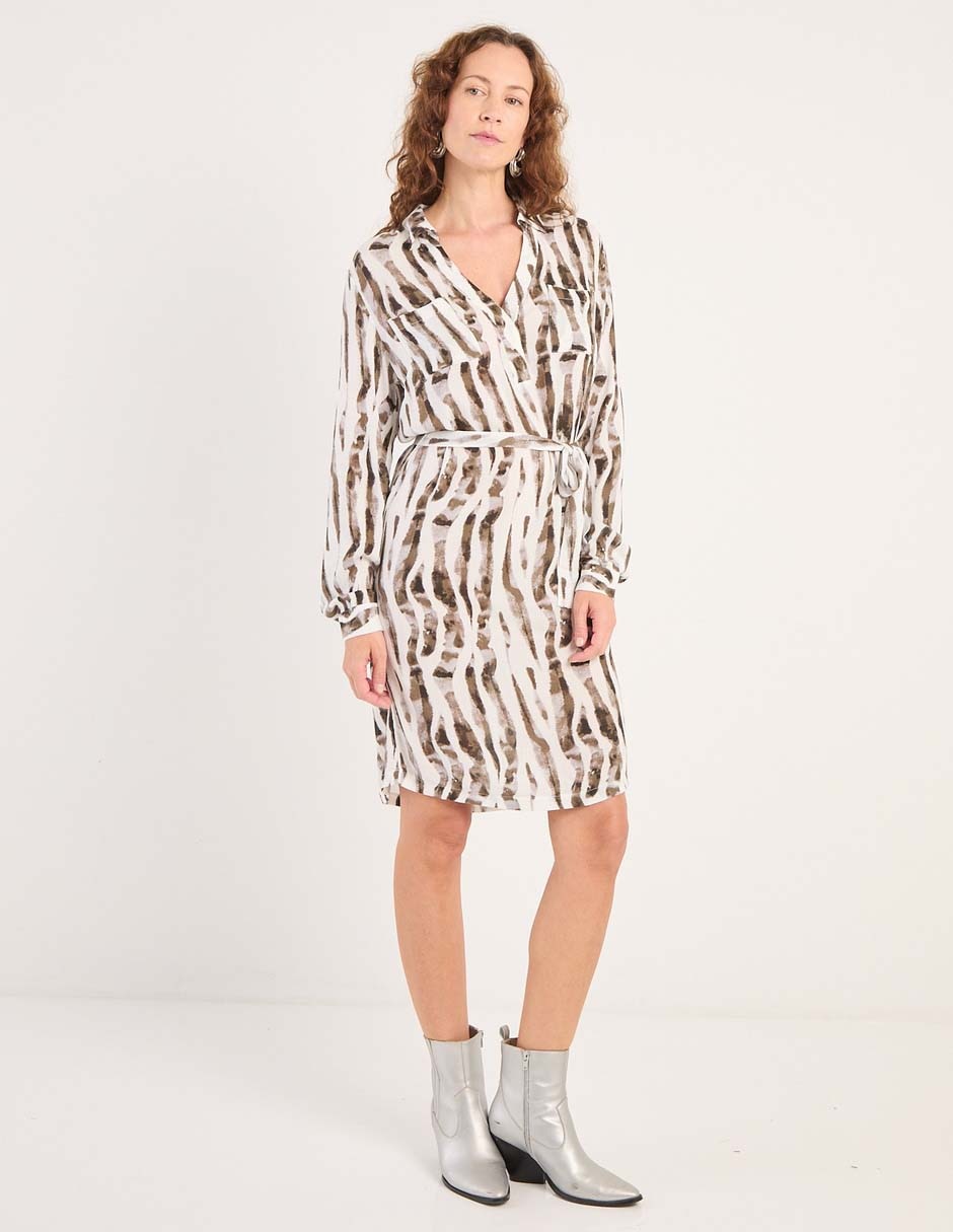 Vestido arriba de la rodilla casual para mujer 3