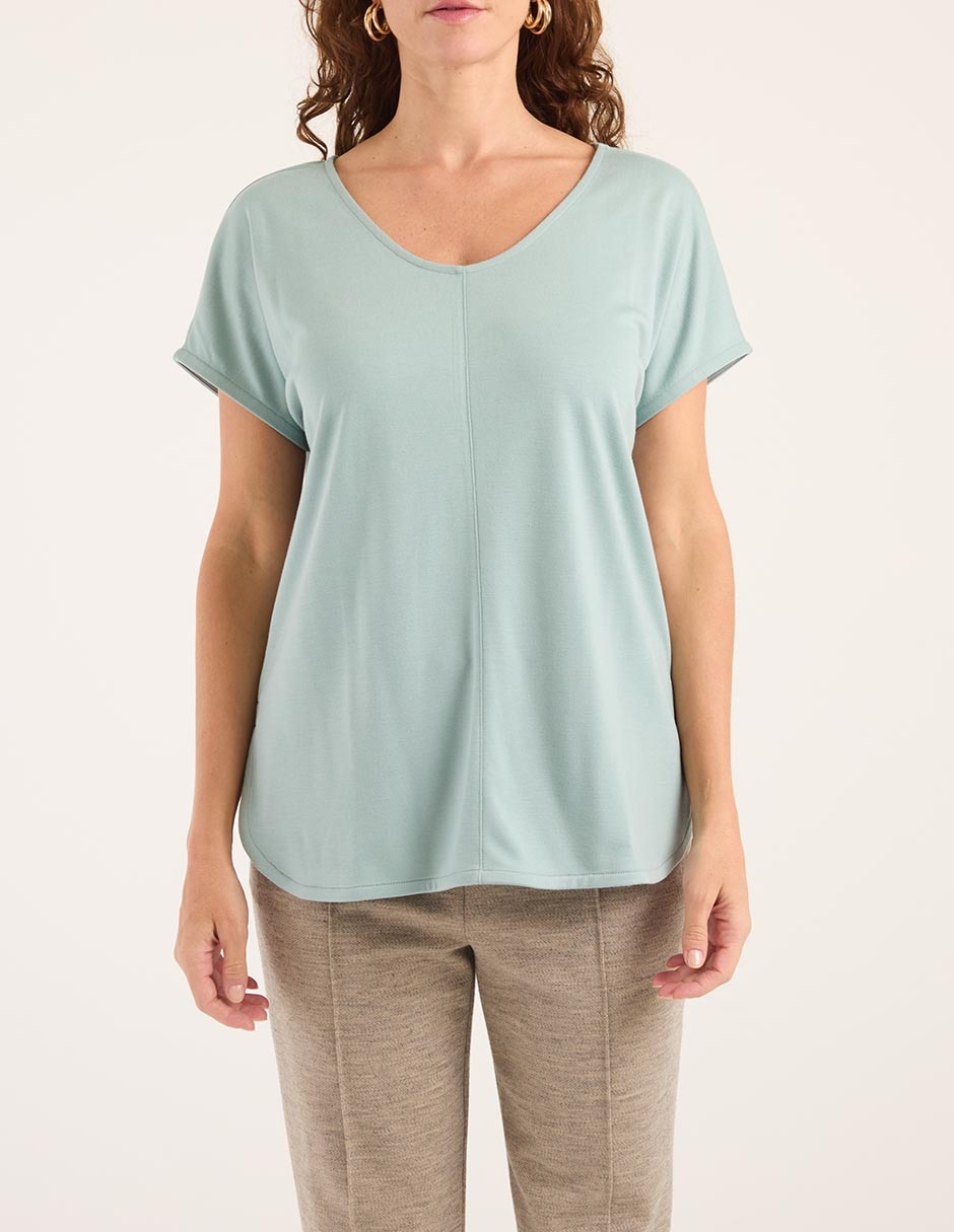Blusa manga corta para mujer 5