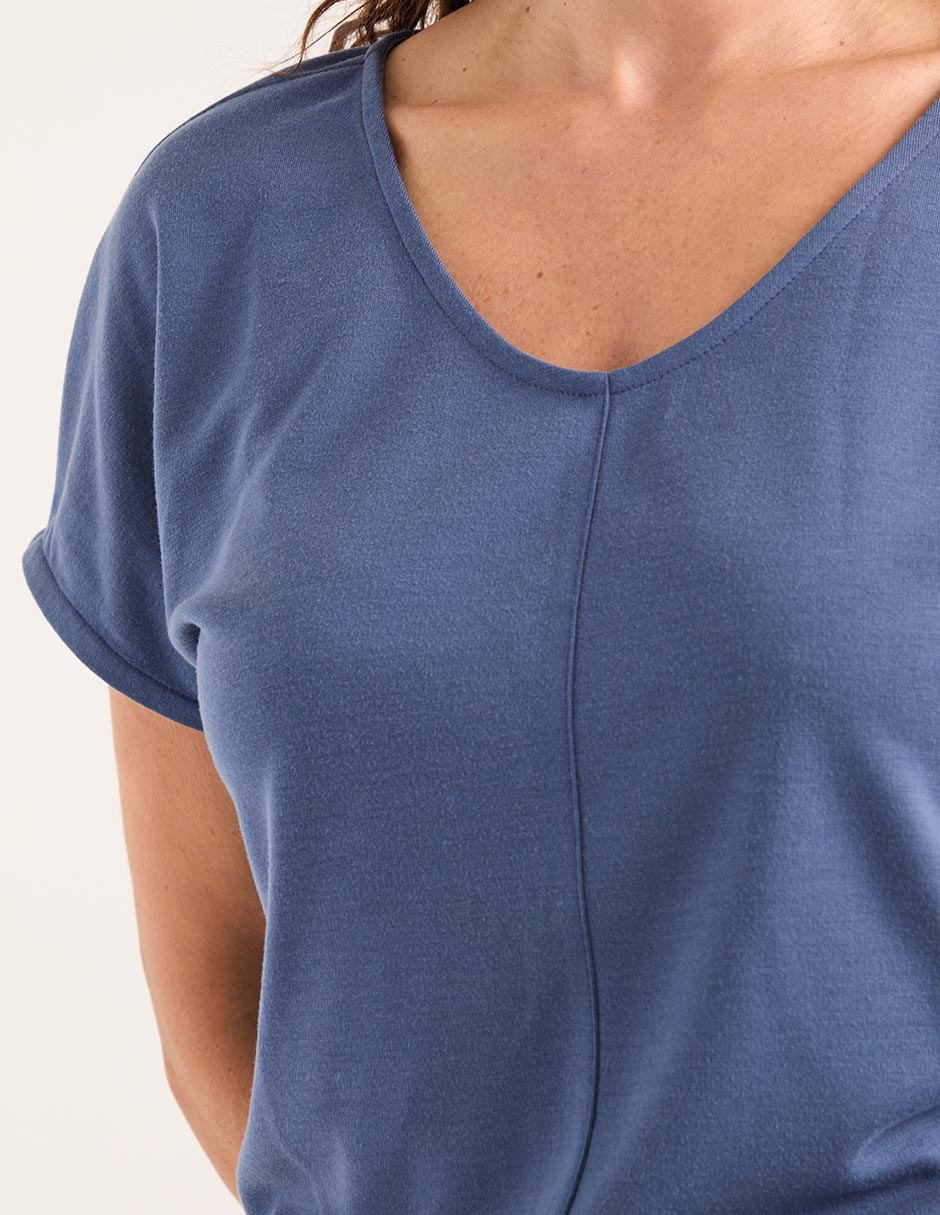 BLUSA LMTX250071-10C LA M, EEEG, DENIM