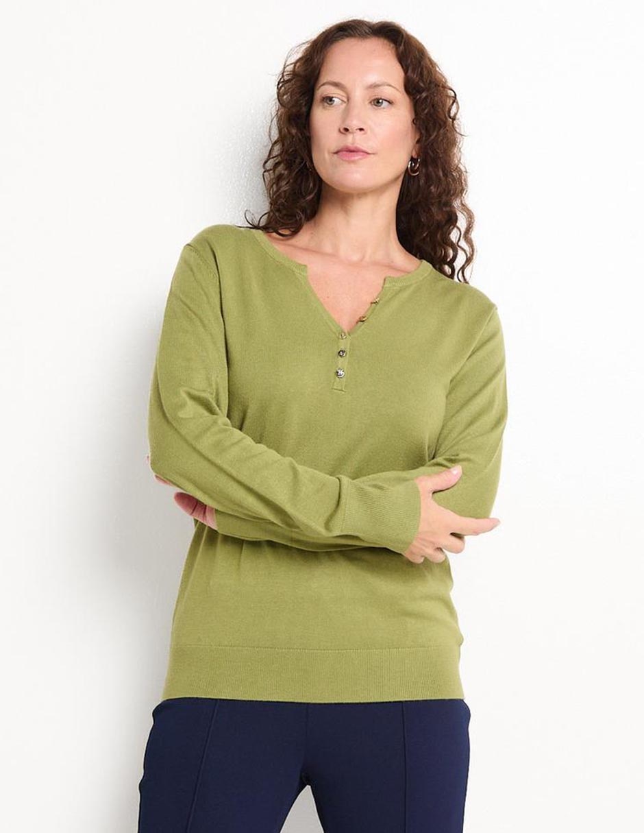 Ensamble cuello V para mujer 1