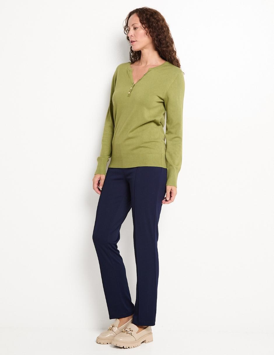 Ensamble cuello V para mujer 3