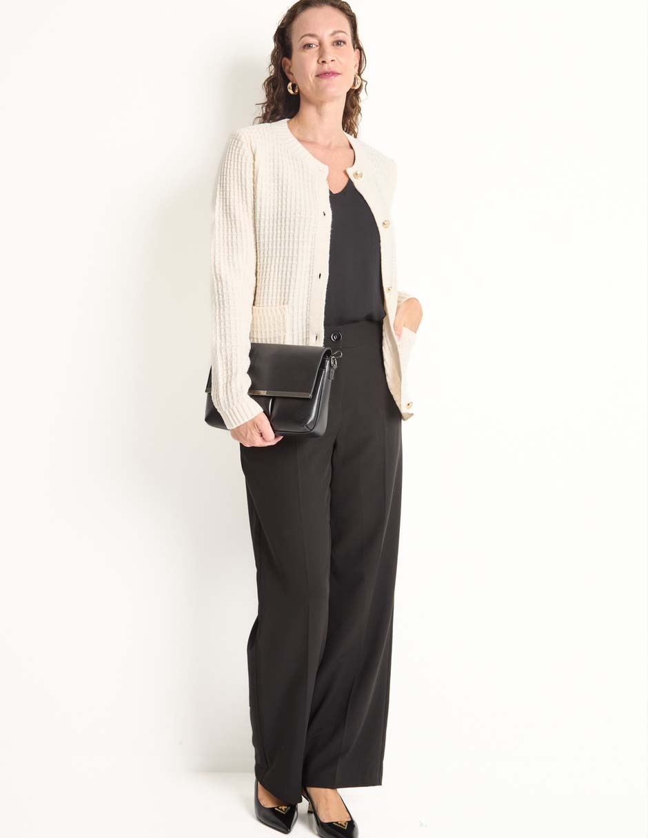 Suéter cuello redondo para mujer 3