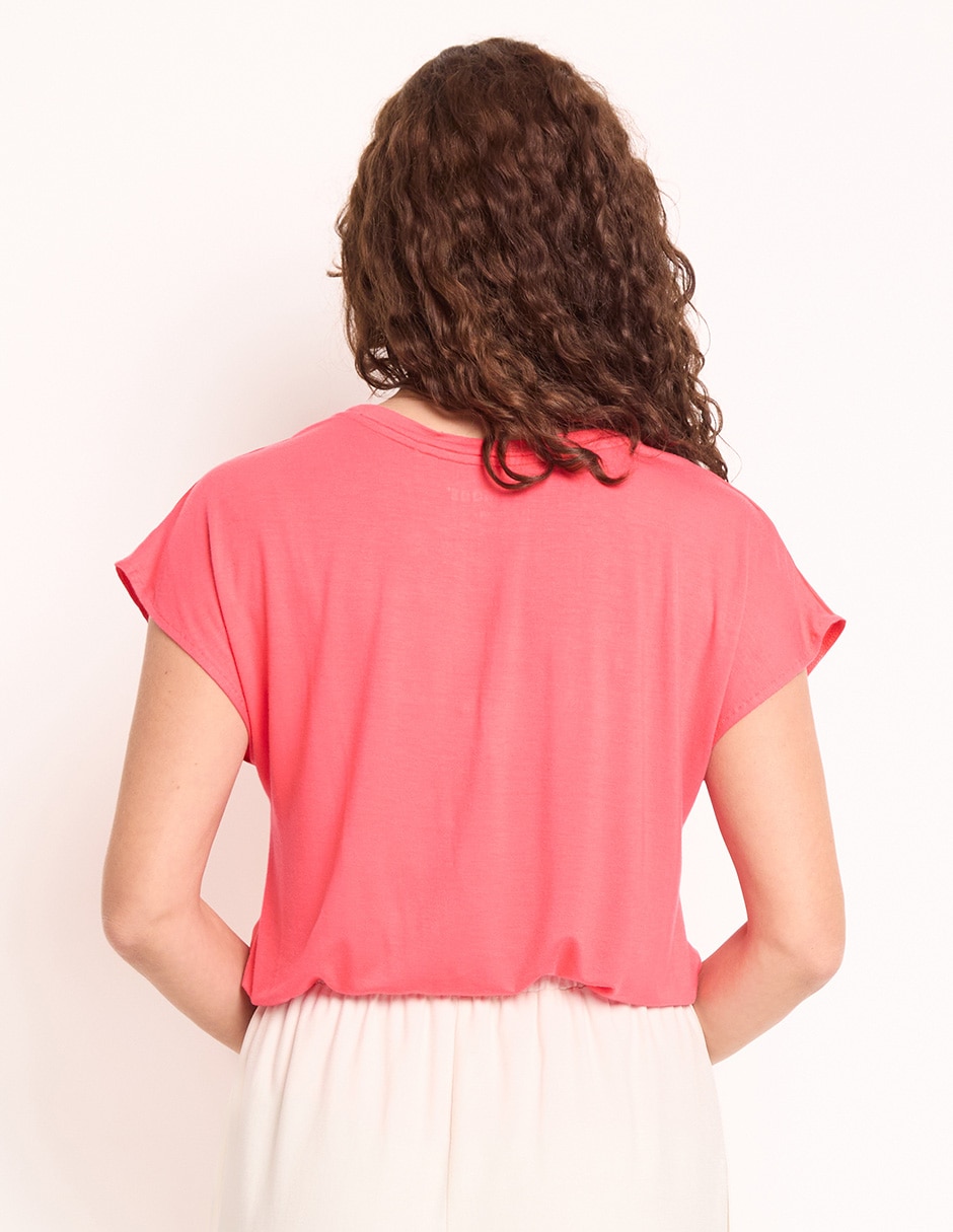 Blusa manga corta para mujer 2