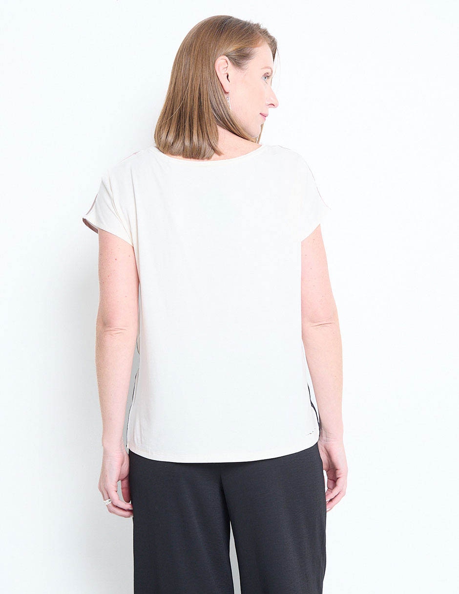 Blusa manga corta para mujer 2