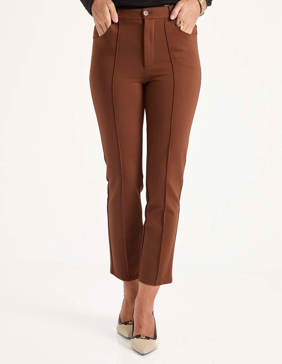 Pantalón de vestir slim para mujer