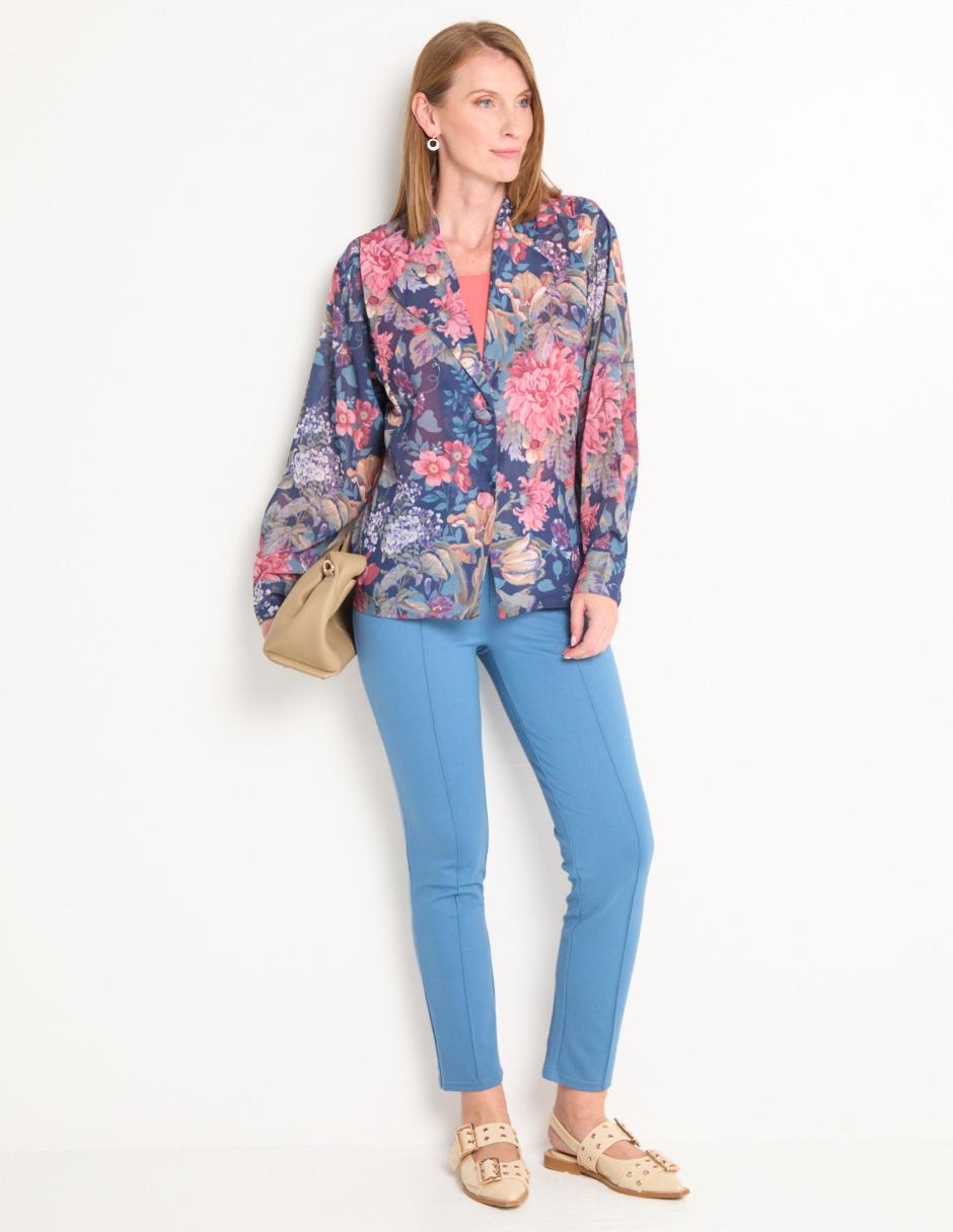 PANTALON LA MODE, EEEG, AZUL PROFUNDO L