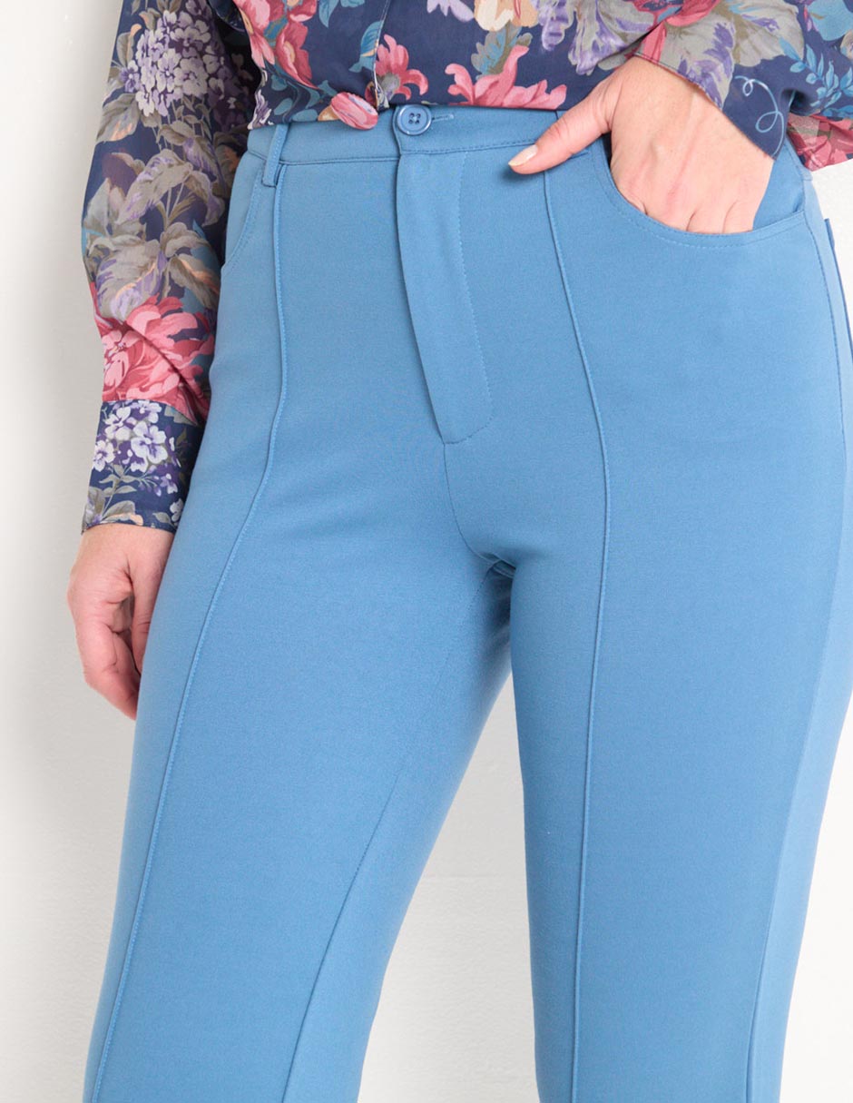 PANTALON LA MODE, EEEG, AZUL PROFUNDO L