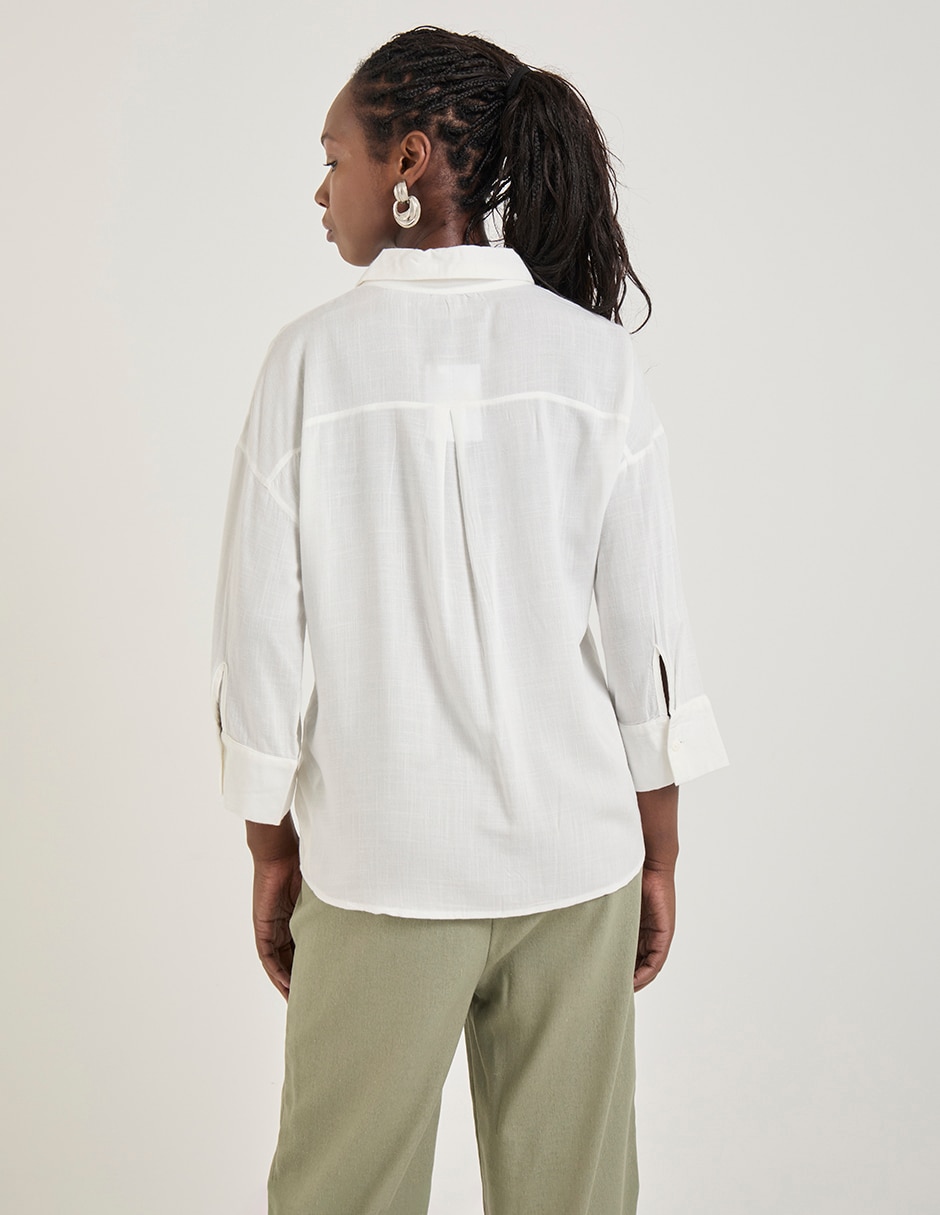 Blusa manga 3/4 para mujer 2
