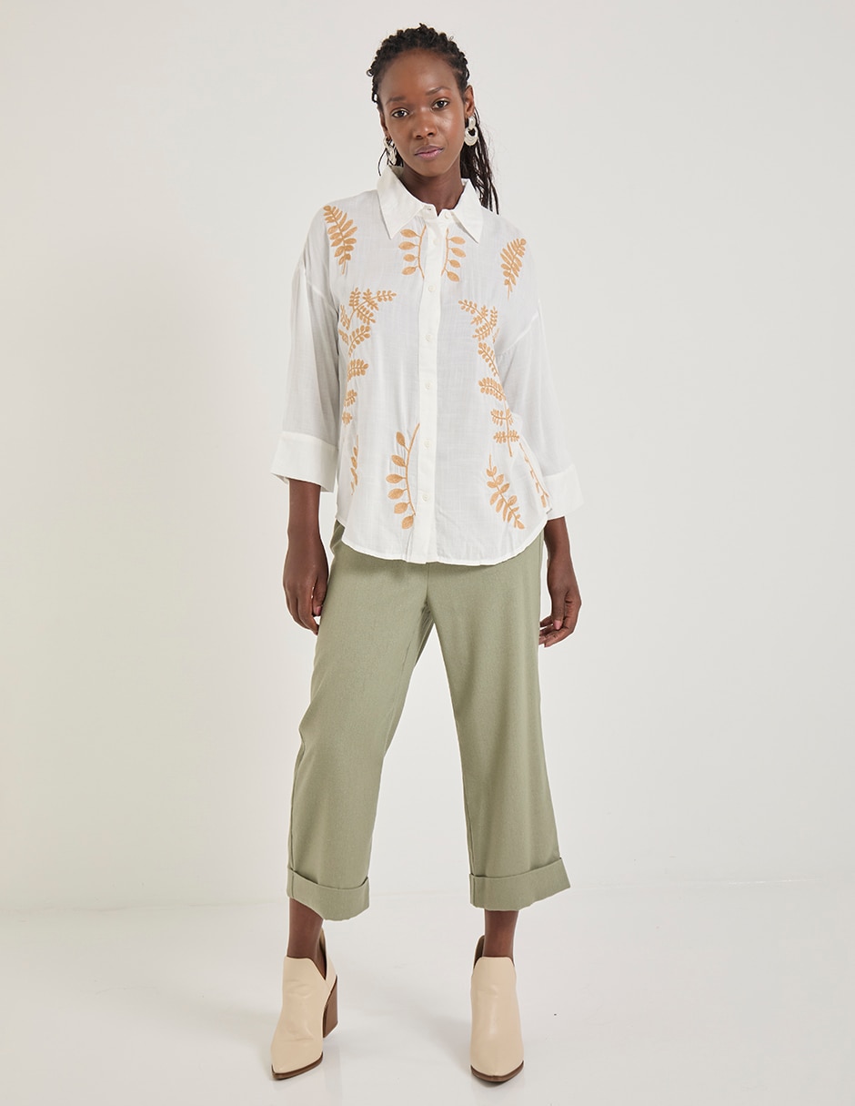 Blusa manga 3/4 para mujer 3