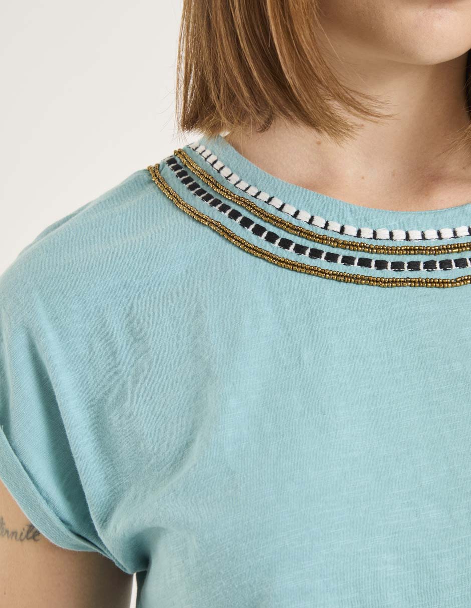 PLAYERA LA MODE, G, AZUL MEDIO LMTX2500