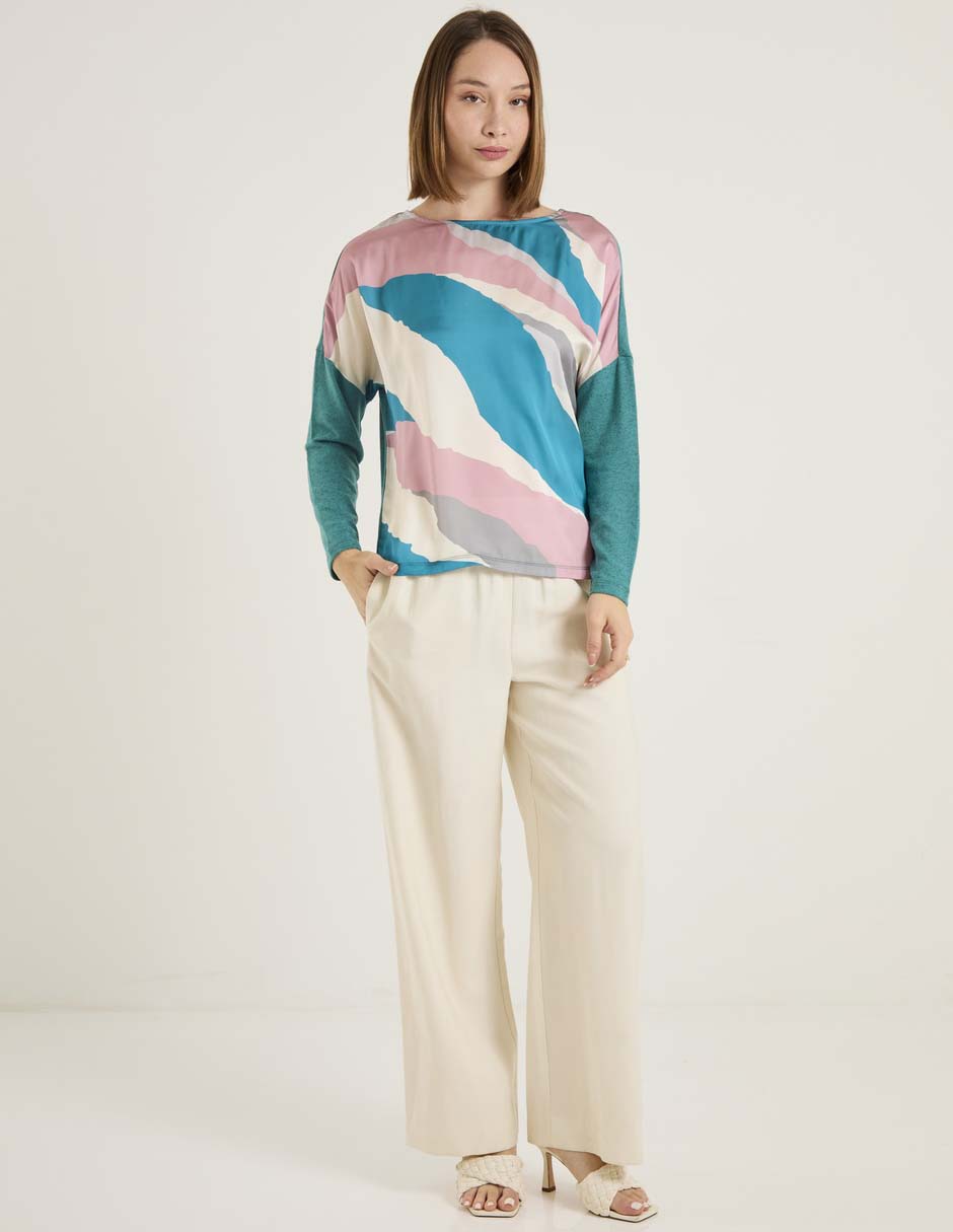 Blusa manga larga para mujer 3