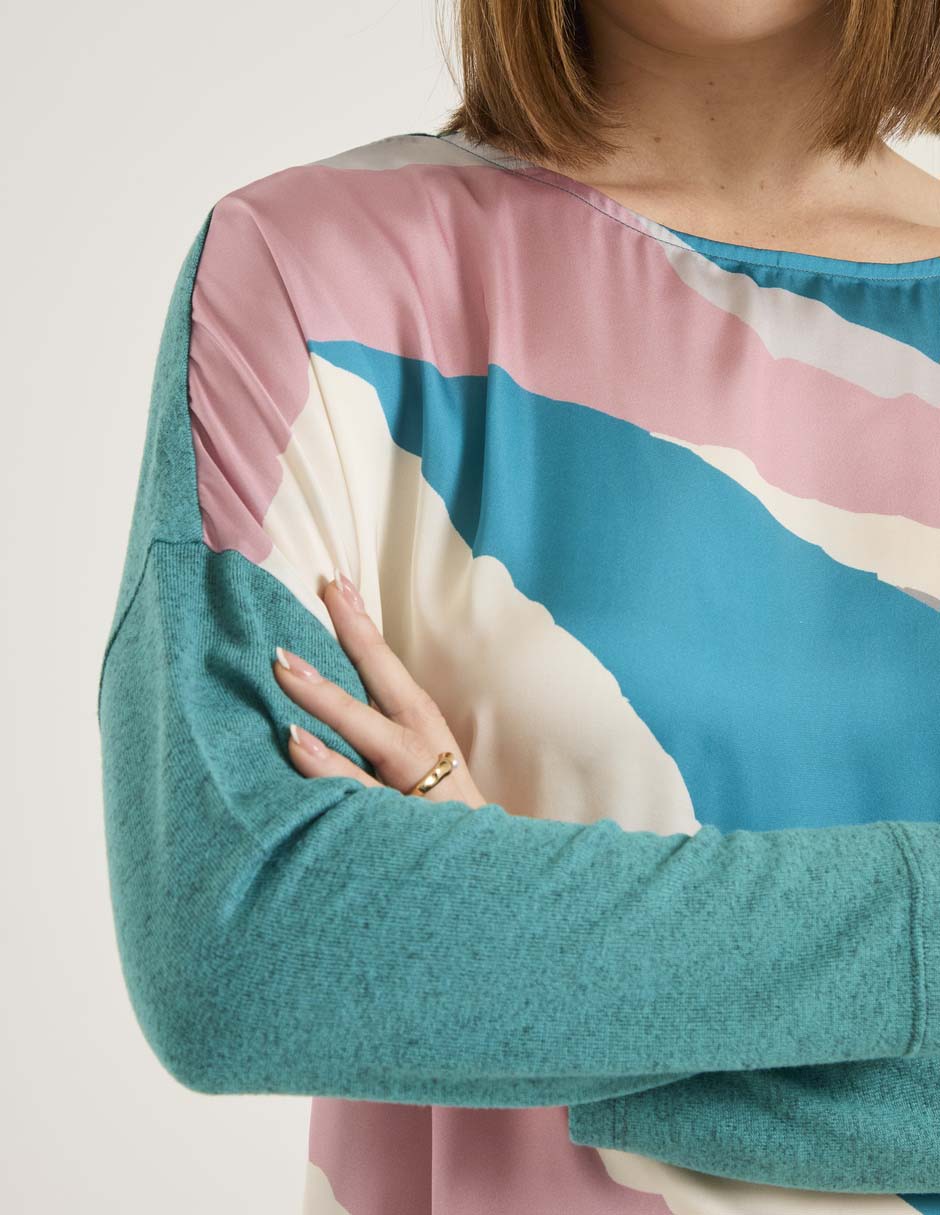 Blusa manga larga para mujer 4