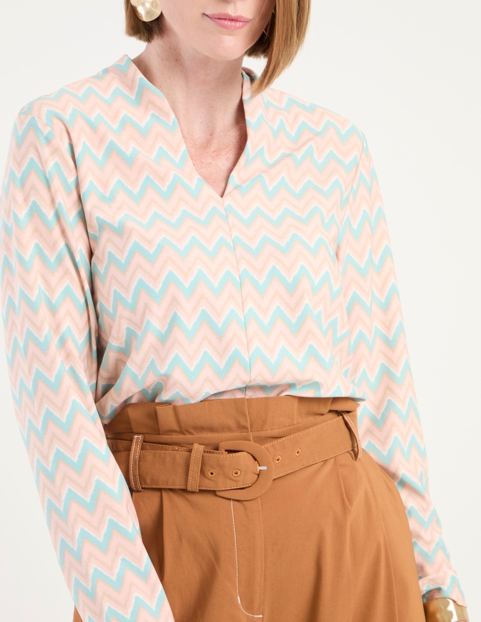Blusa manga larga para mujer 4