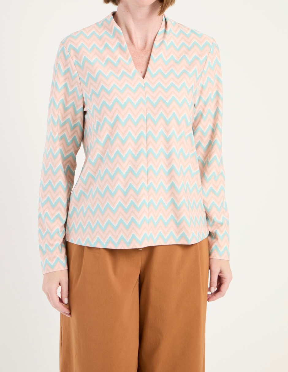 Blusa manga larga para mujer 5