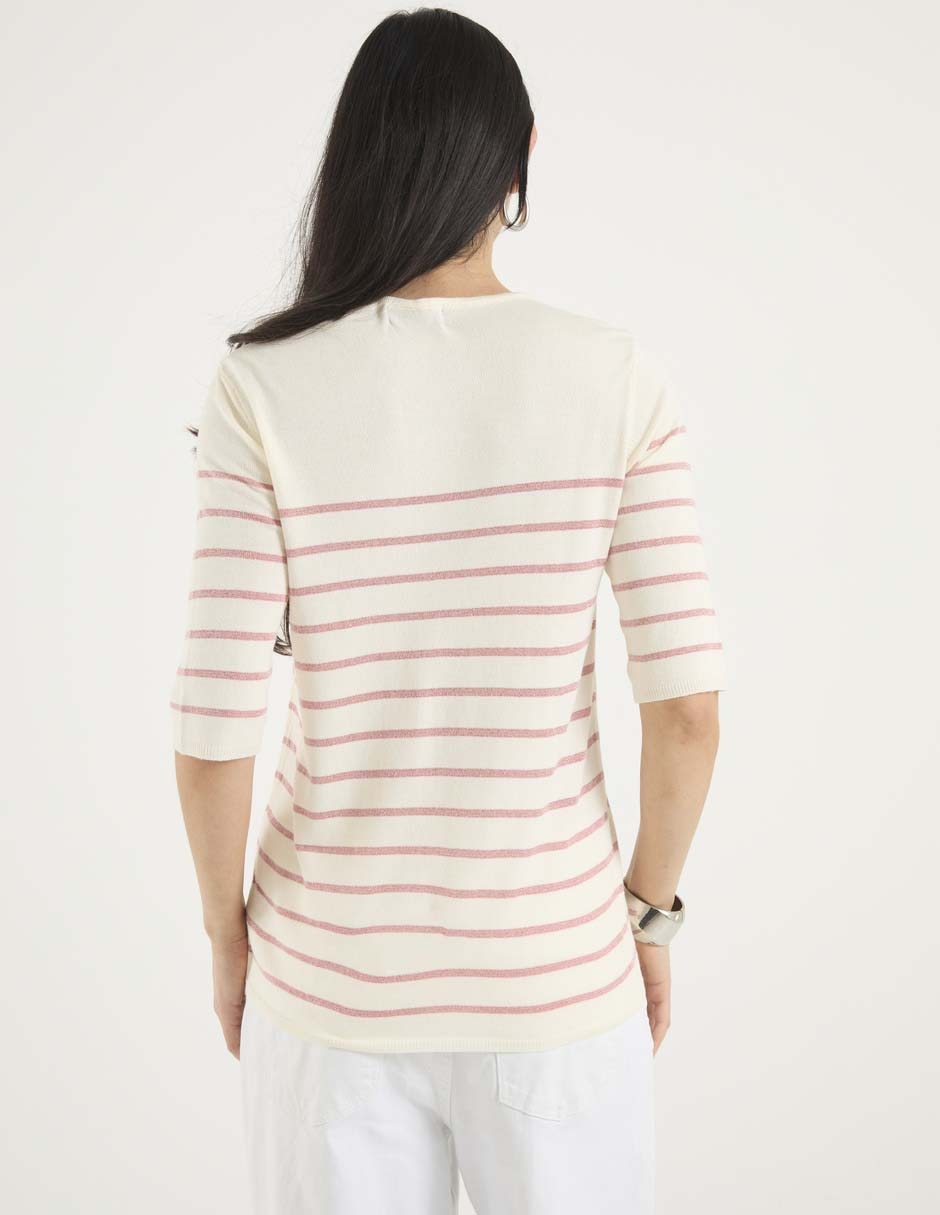 Blusa manga al codo para mujer 2