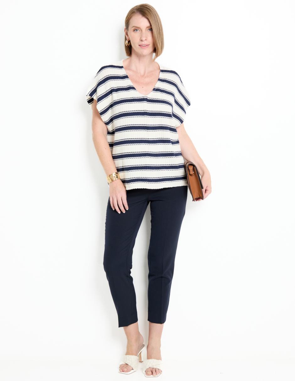 BLUSA LMM250076-09H LA, G, AZUL MARINO
