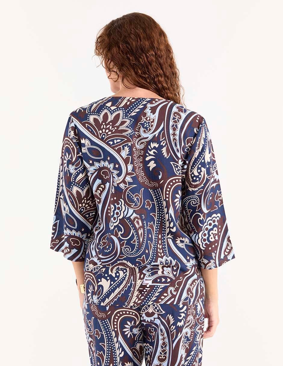 Blusa manga 3/4 para mujer 2