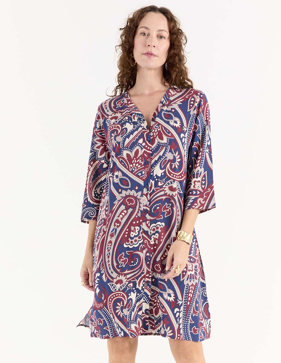 Vestido 3/4 casual para mujer