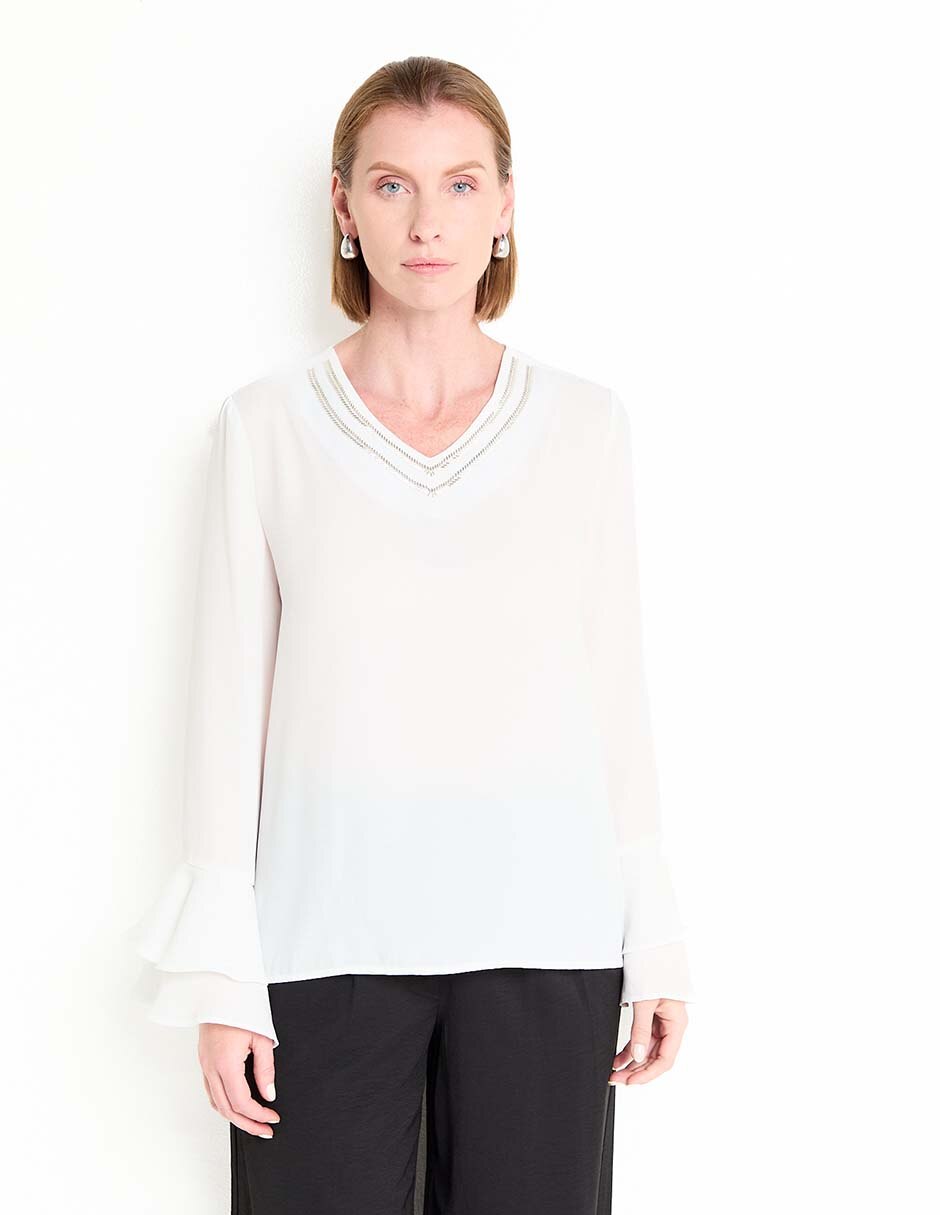 Blusa manga larga para mujer Blusa manga larga para mujer