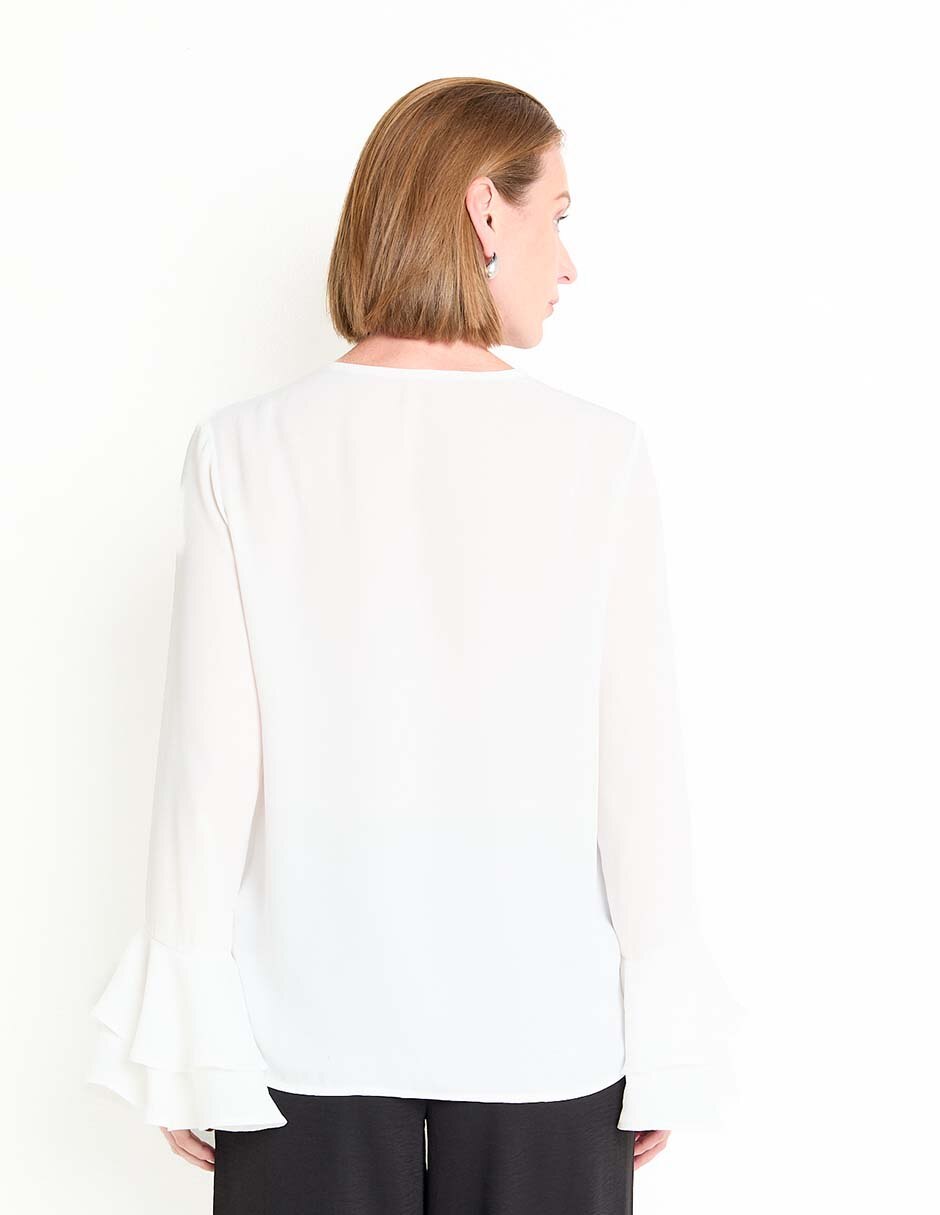 Blusa manga larga para mujer 2