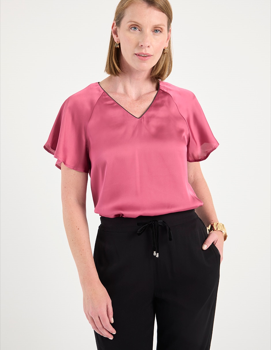 Blusa manga corta para mujer Blusa manga corta para mujer
