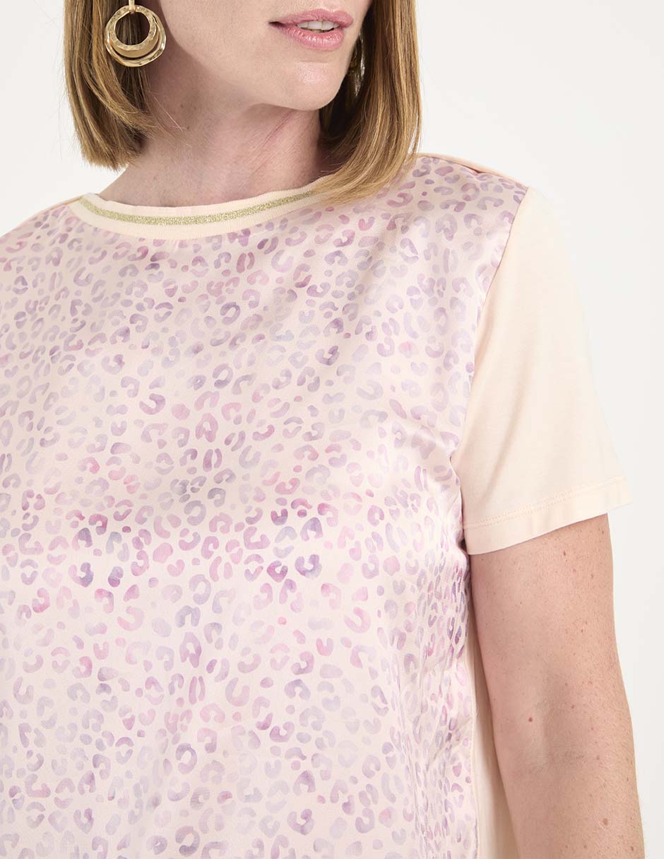 Blusa manga corta para mujer 4