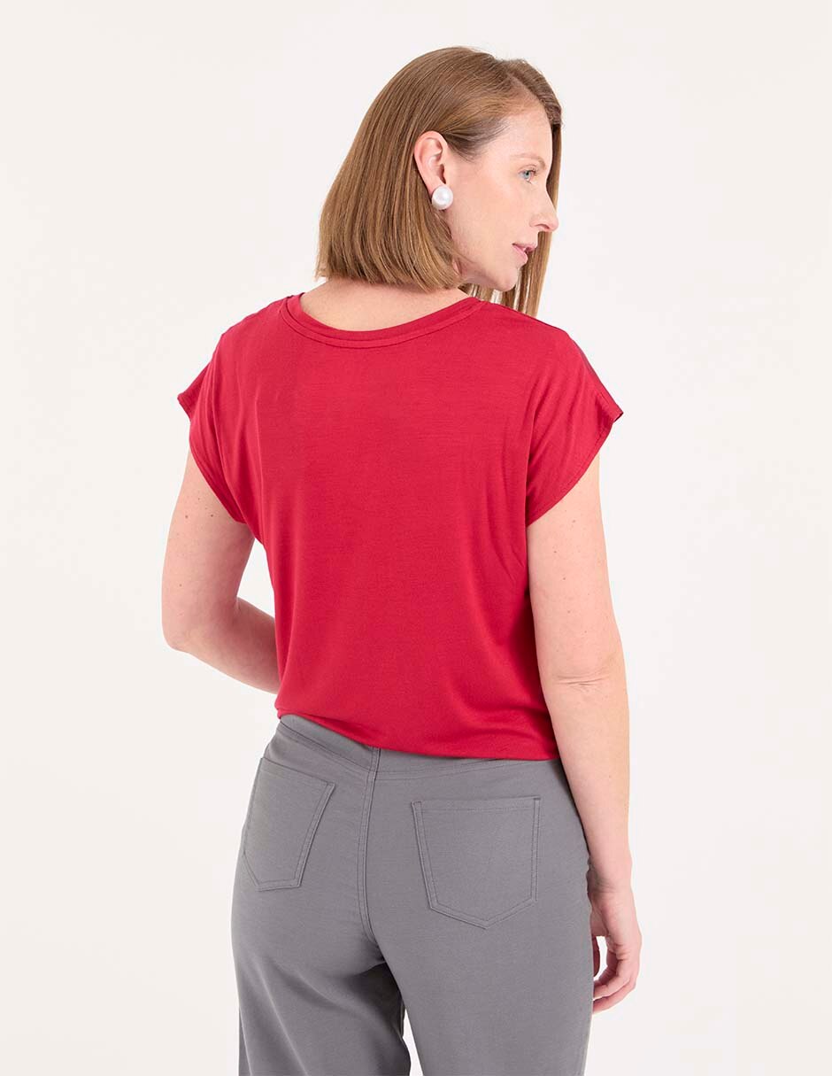 Blusa manga corta para mujer 2