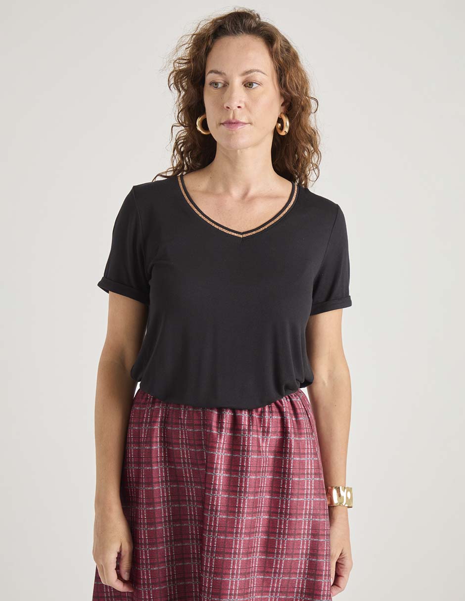 Blusa manga corta para mujer Blusa manga corta para mujer