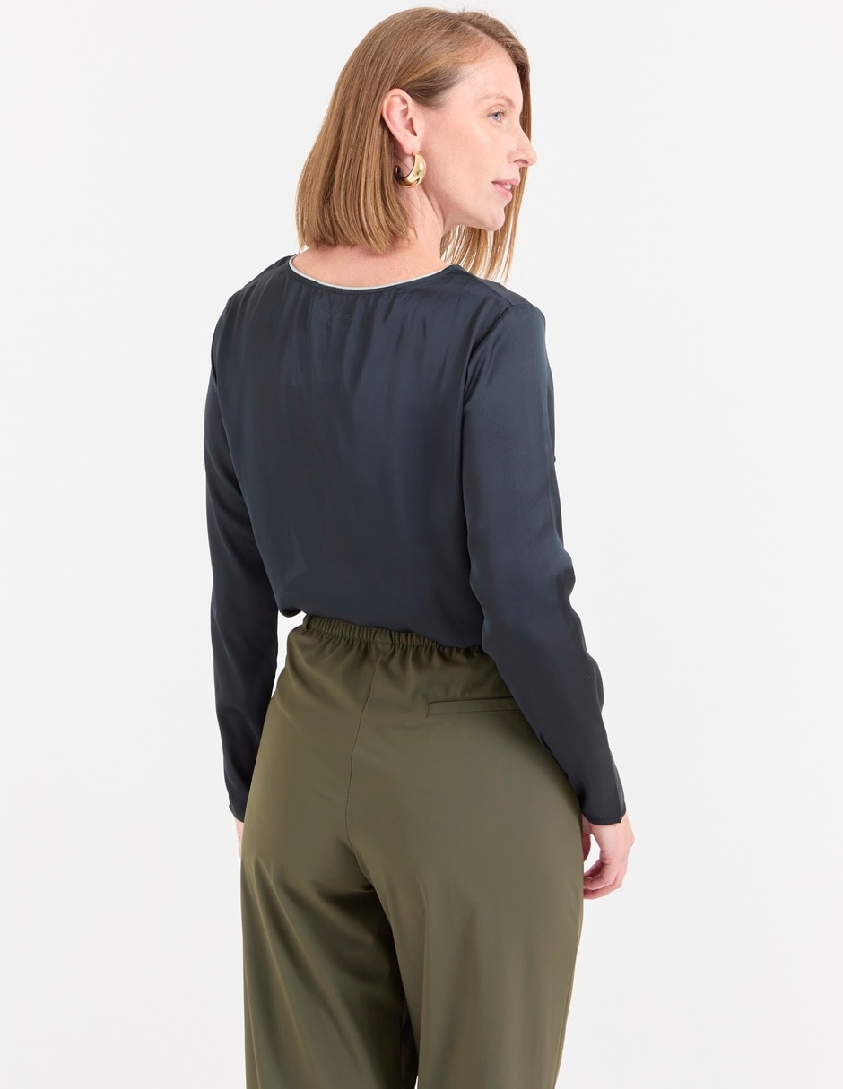 Blusa manga larga para mujer 2