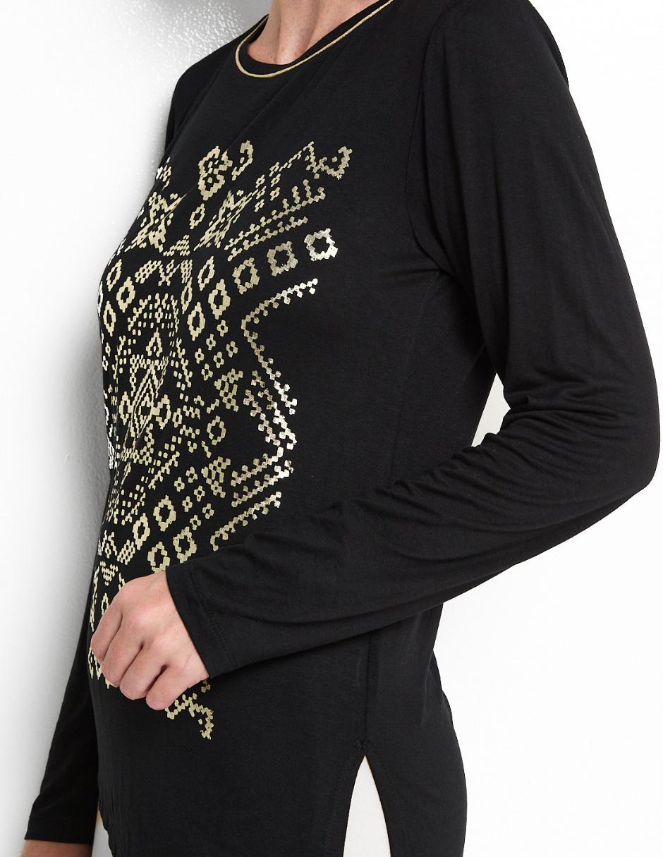 Blusa manga larga para mujer 4