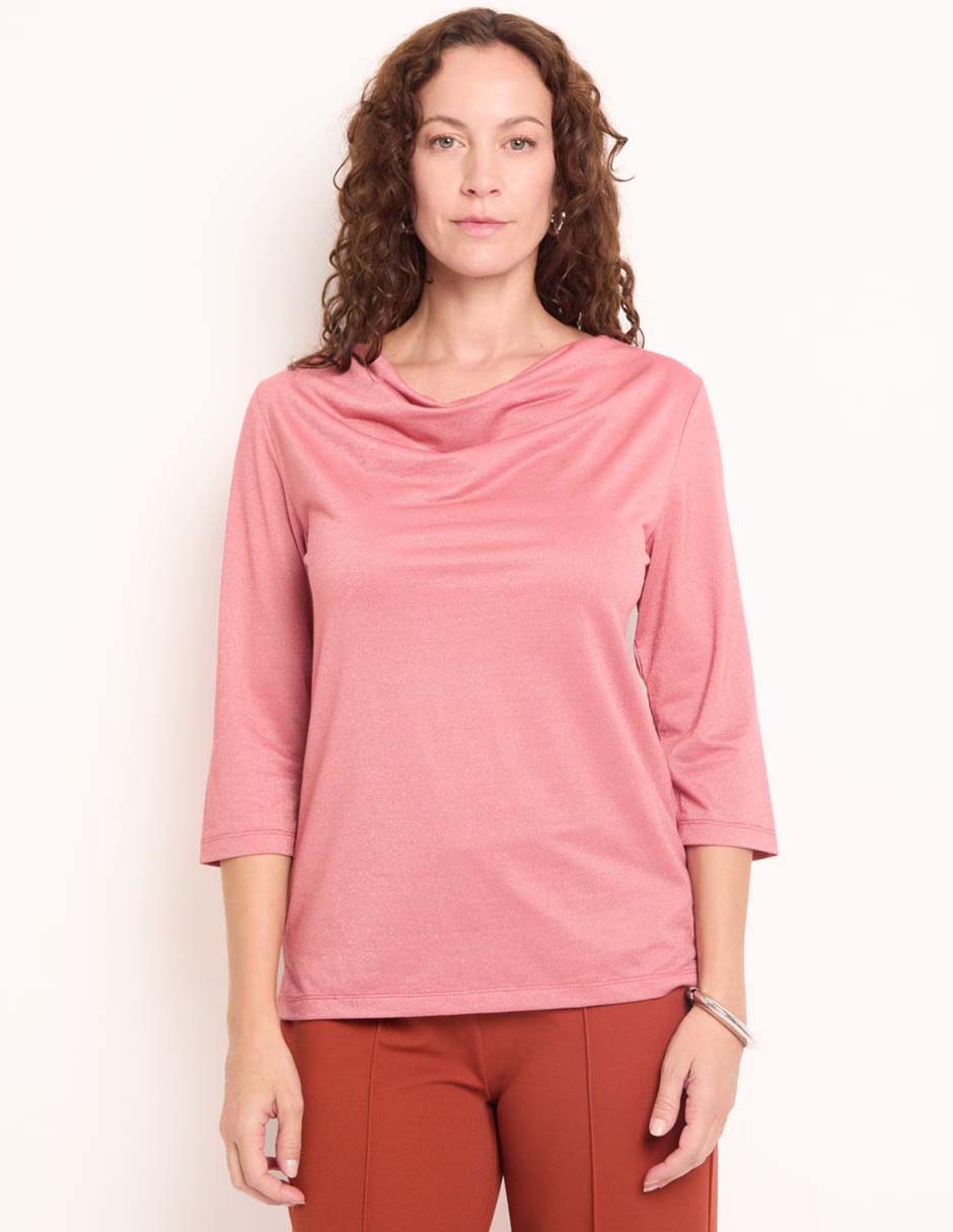 Blusa manga 3/4 para mujer