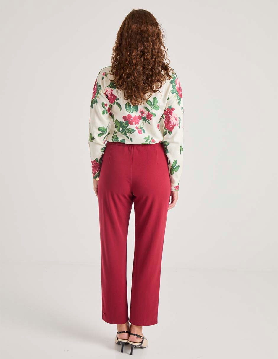 Pantalón de vestir straight para mujer 2