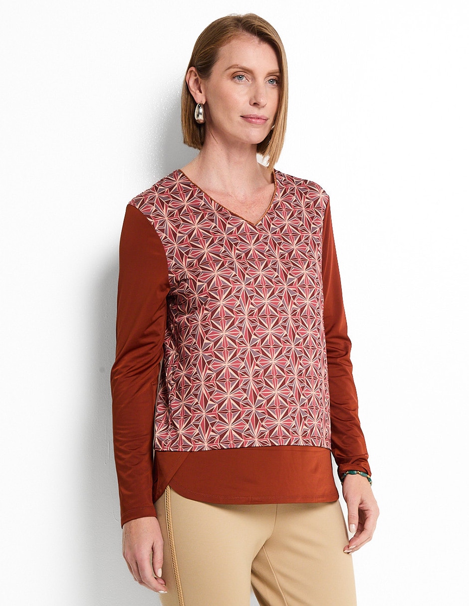 Blusa manga larga para mujer Blusa manga larga para mujer