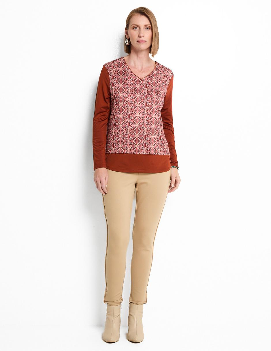 Blusa manga larga para mujer 3