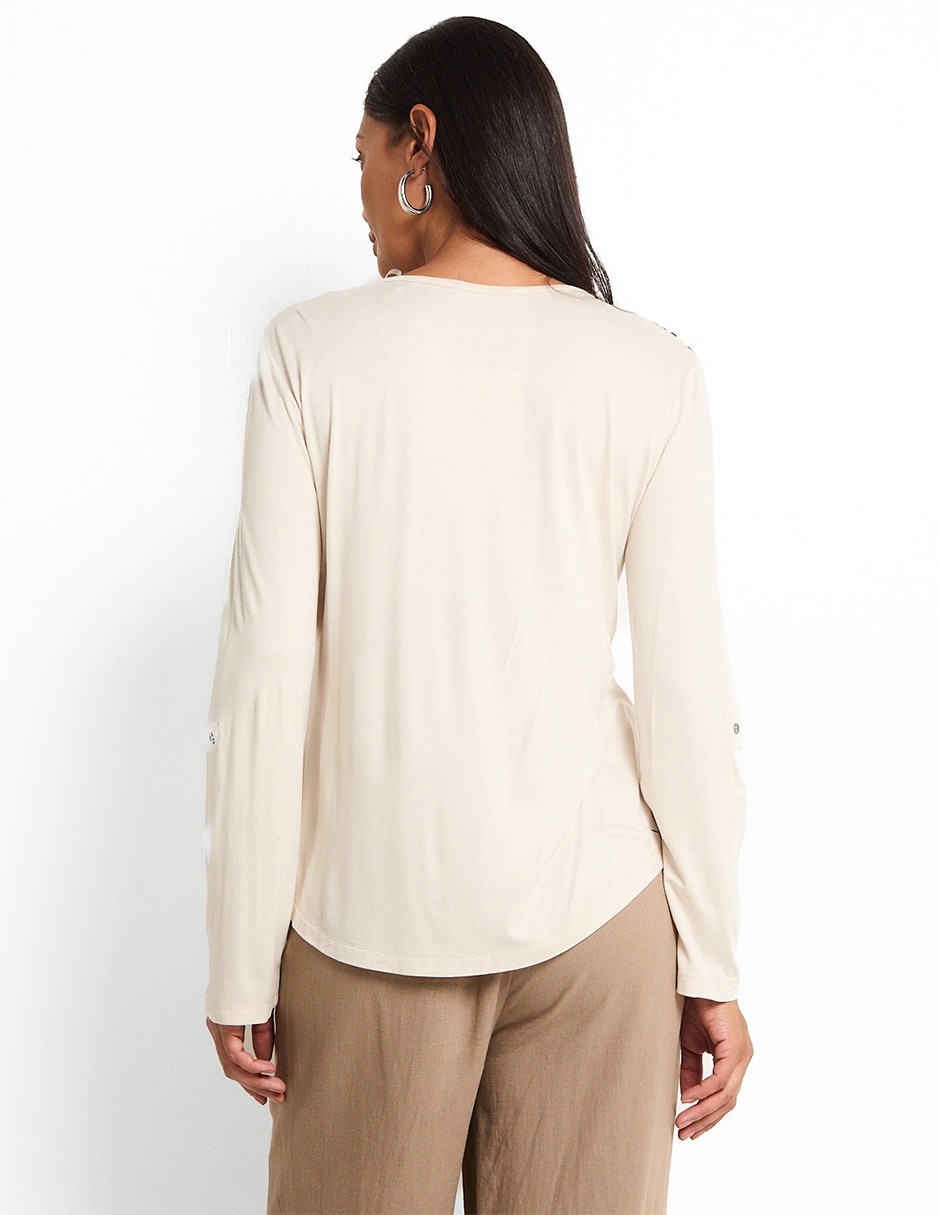 Blusa manga larga para mujer 2